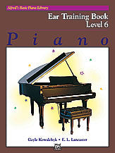 Alfred's Basic Piano Course: Ear Training Book 6 00-14538 upc 038081139906