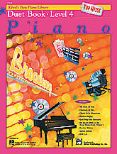 Alfred's Basic Piano Course: Top Hits! Duet Book 4 00-17168 upc 038081176796