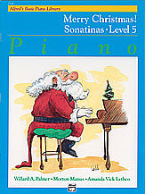 Alfred's Basic Piano Course: Merry Christmas! Book 5, Sonatinas 00-2334 upc 038081018355