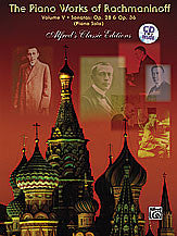 The Piano Works of Rachmaninoff, Volume V: Sonatas, Op. 28, Op. 36 00-27000 upc 038081291499