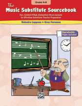 The Music Substitute Sourcebook, Grades 4-8 00-27808 upc 038081305035