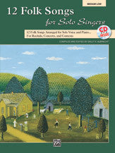 12 Folk Songs for Solo Singers 00-31049 upc 038081338217