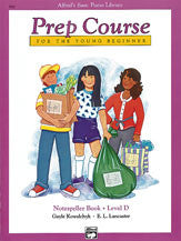 Alfred's Basic Piano Prep Course: Notespeller Book D 00-5735 upc 038081051154