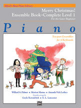 Alfred's Basic Piano Course: Merry Christmas! Ensemble, Complete Book 1 (1A/1B) 00-5749 upc 038081112015