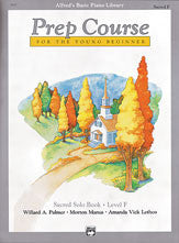 Alfred's Basic Piano Prep Course: Sacred Solo Book F 00-6425 upc 038081052830