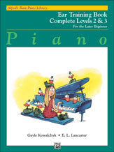 Alfred's Basic Piano Course: Ear Training Book Complete 2 & 3 00-6482 upc 038081023311