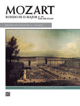 Rondo in D Major, K. 485 00-872   upc 038081019895