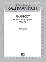 The Piano Works of Rachmaninoff: Rhapsody on a Theme by Paganini, Op. 43 00-F02310 upc 029156149081