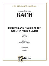 The Well-Tempered Clavier, Book 1, Nos. 1-8 00-K03096 upc 029156133295