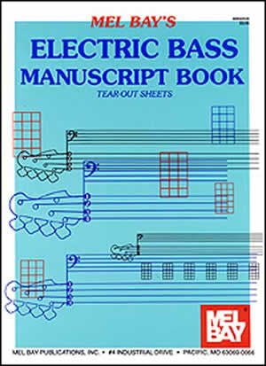 Electric Bass Manuscript Book 94549 upc 796279010931