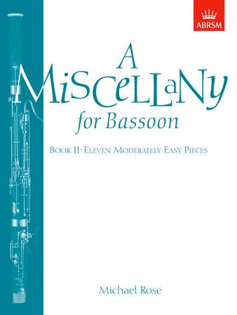 A Miscellany for Bassoon, Book II 9781854724632 upc 9781854724632