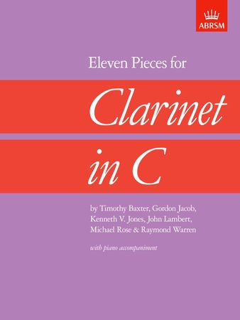 Eleven Pieces for Clarinet in C 9781854726070 upc 9781854726070