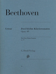 2 Easy Piano Sonatas No. 19 g minor op. 49,1 and No. 20 G major op. 49,2 by Beethoven, Ludwig van HN56 upc 9790201800561