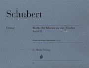 Works for Piano fourhands, Volume III by Schubert, Franz HN98 upc 9790201800981