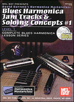 Blues Harmonica Jam Tracks & Soloing Concepts #1 99105BCD upc 796279070850