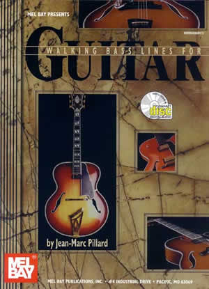 Walking Bass Lines for Guitar 99406BCD upc 796279073806