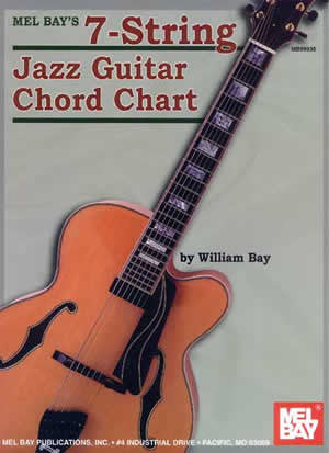 7-String Jazz Guitar Chord Chart upc 796279087476
