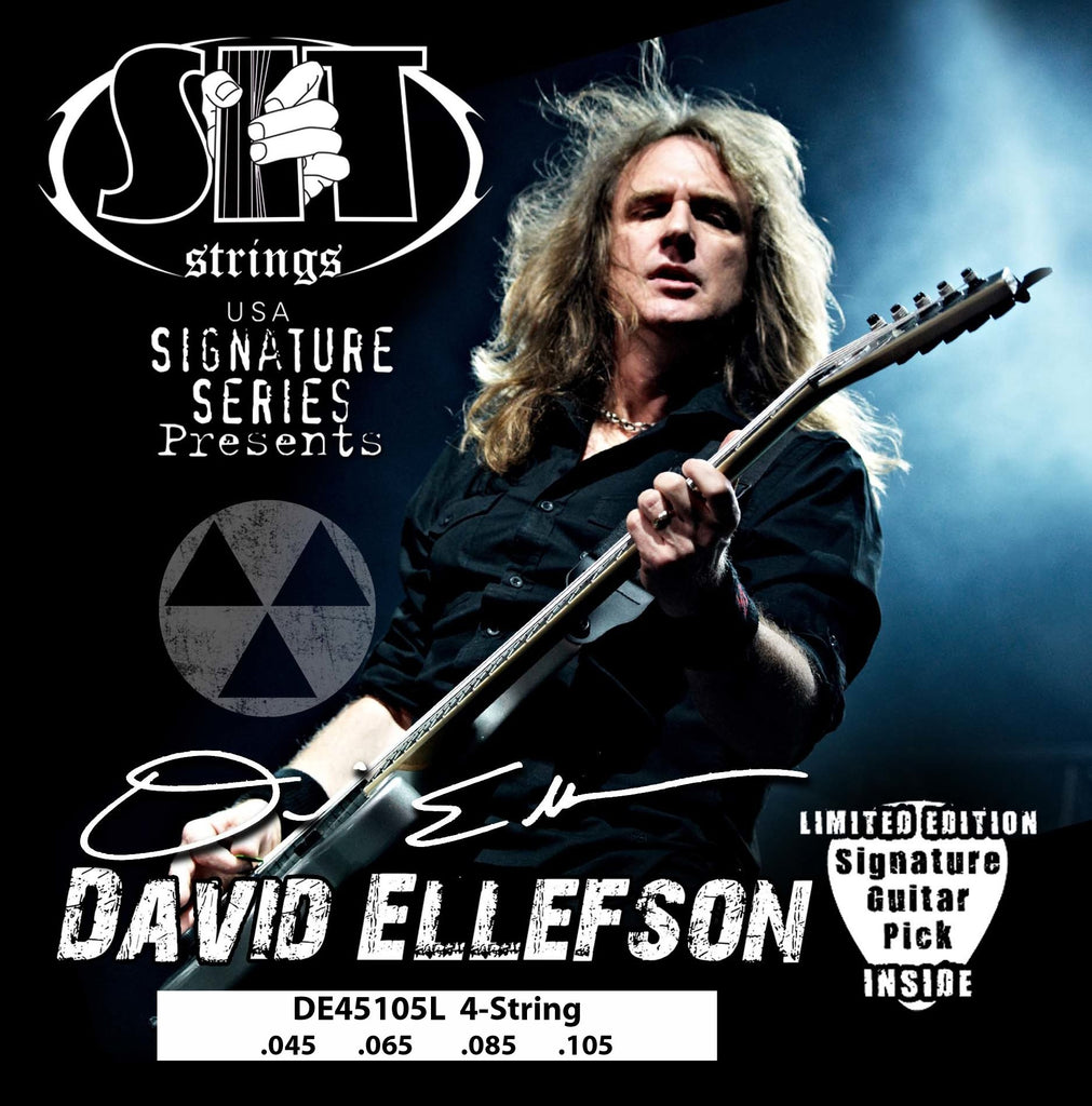 DE45105L DAVID ELLEFSON SIGNATURE SERIES 4-STRING POWER WOUND BASS      SIT STRING