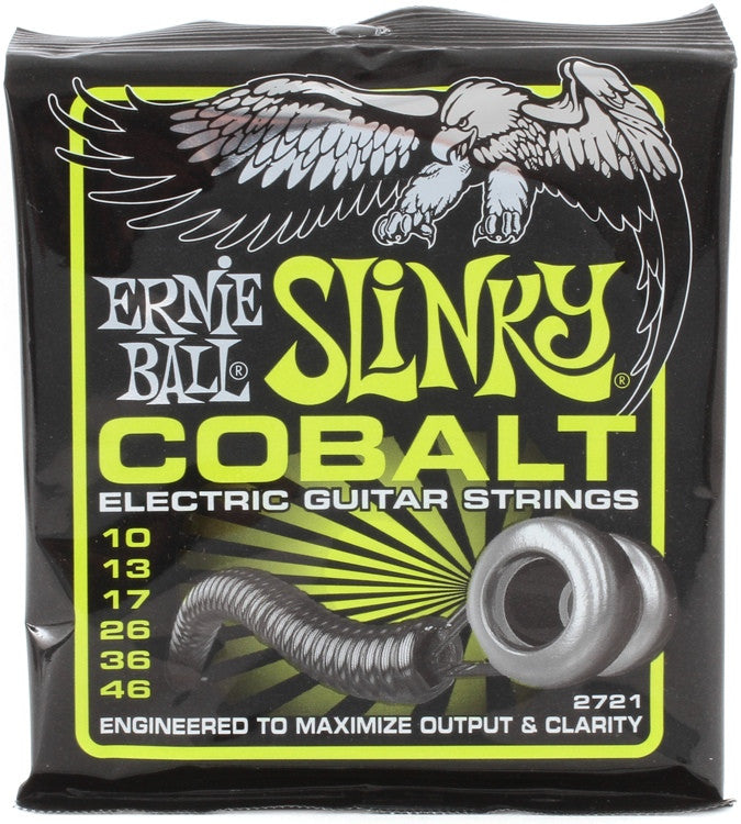 Ernie Ball 2721 Cobalt Regular Slinky Electric Strings upc 749699127215