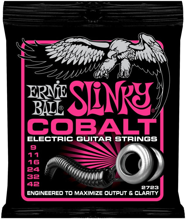 Ernie Ball 2723 Cobalt Super Slinky Electric Strings upc 749699127239