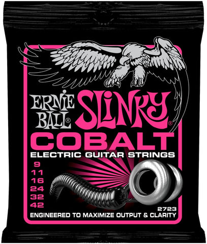 Ernie Ball 2723 Cobalt Super Slinky Electric Strings   upc 749699127239