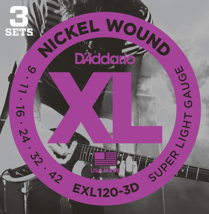 DAddario EXL120-3D 3pack upc 19954126100