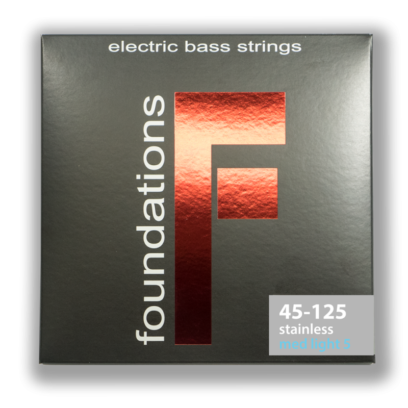 FS540120L 5-STRING CUSTOM LIGHT FOUNDATIONS STAINLESS STEEL BASS SIT STRING