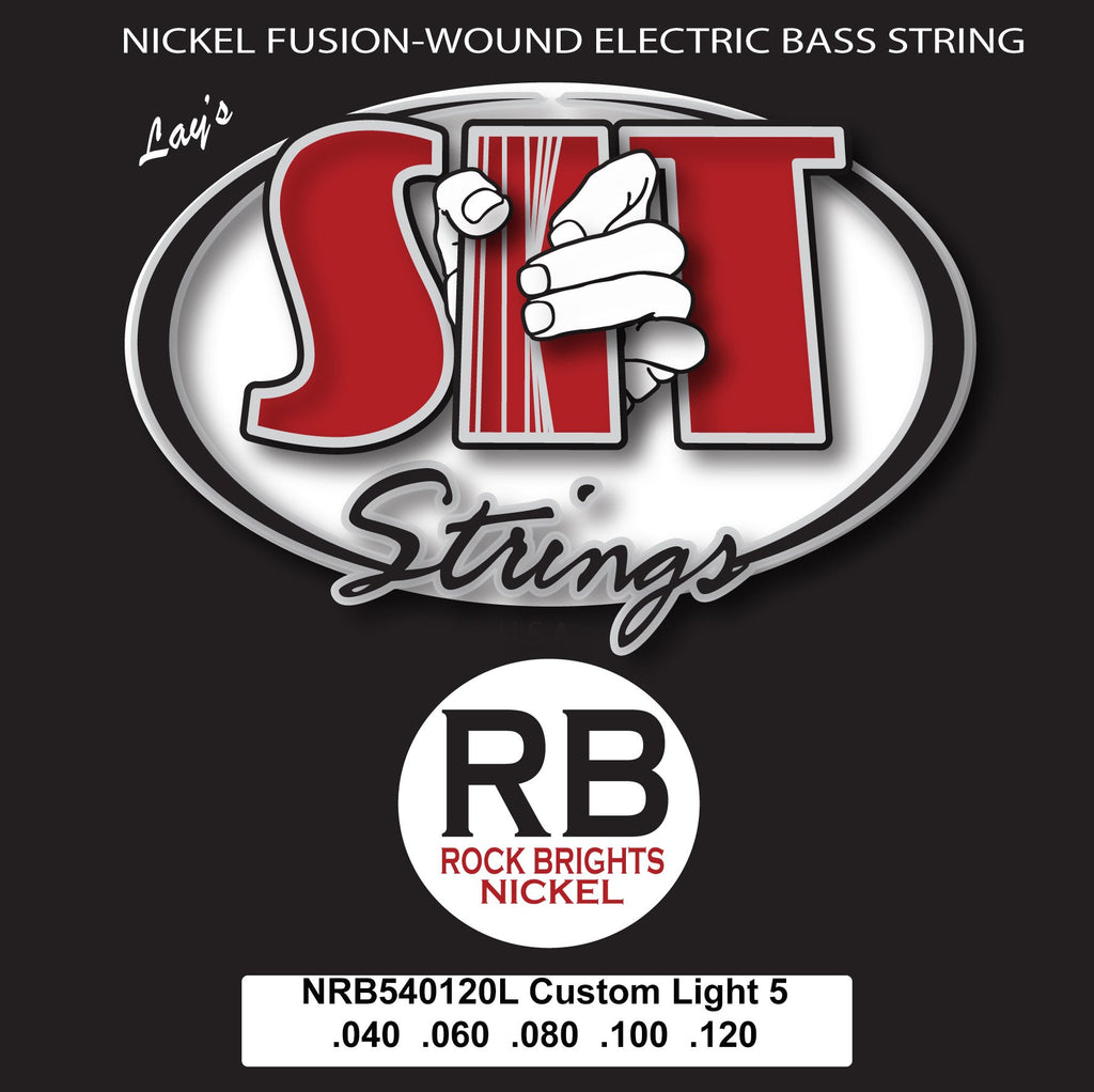 NRB540120L 5-STRING CUSTOM LIGHT ROCK BRIGHT NICKEL BASS SIT STRING