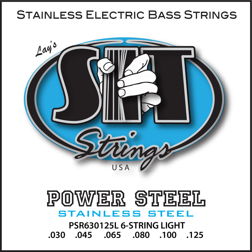 PSR630125L 6-STRING LIGHT POWER STEEL STAINLESS BASS SIT STRING