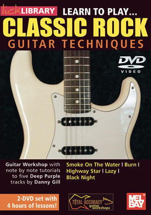 Classic Rock Guitar Techniques (Deep Purple)  2- Set DVD RDR0292   upc