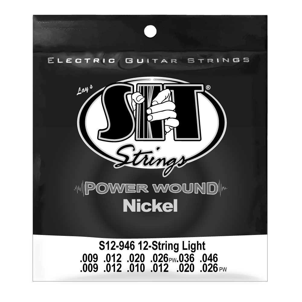 S12946 12-STRING ELECTRIC POWER WOUND NICKEL ELECTRIC SIT STRING