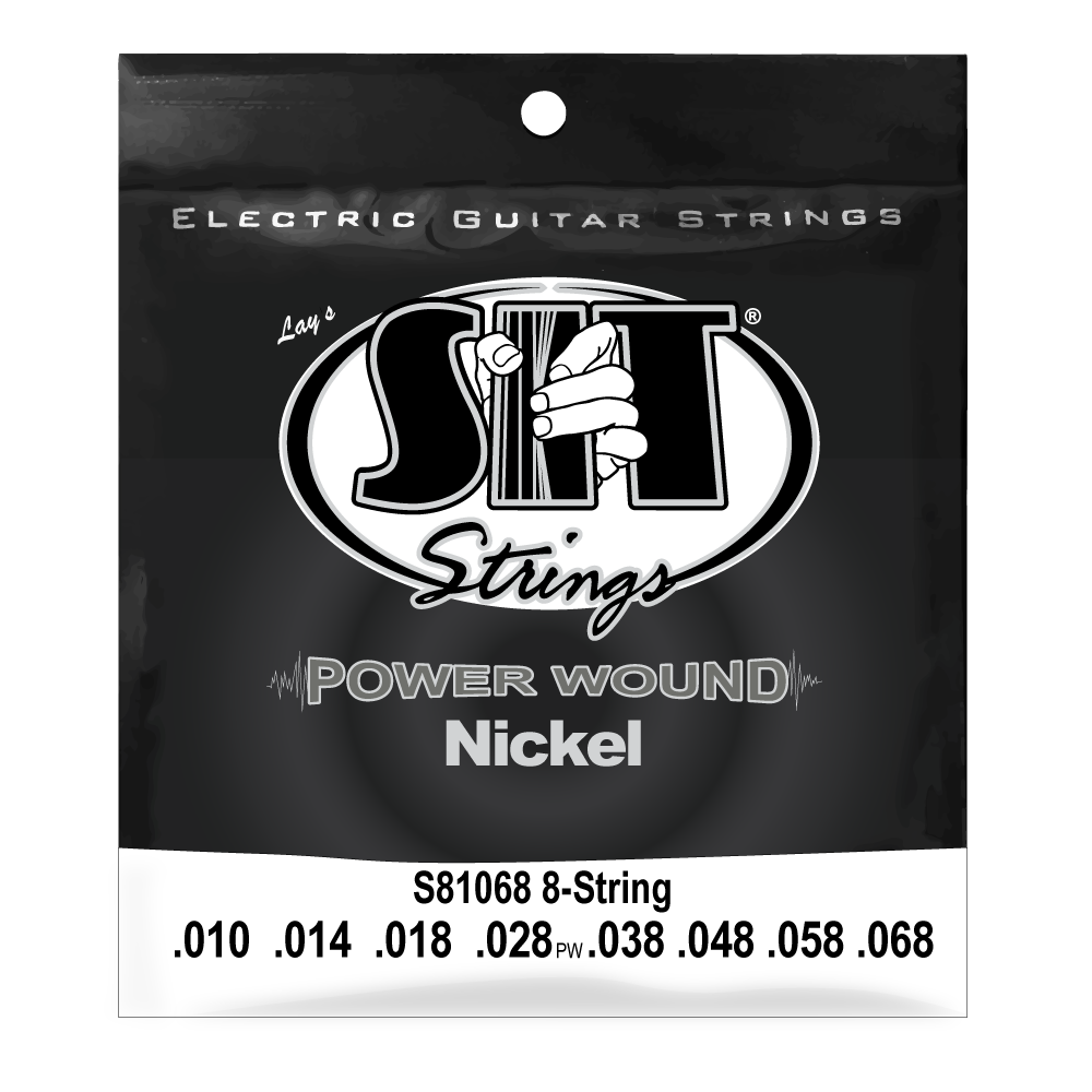 S81068 8-STRING LIGHT POWER WOUND NICKEL ELECTRIC SIT STRING