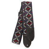 PRS Jacquard Hootenanny Style 2" Strap Red, White & Blue Birds ACC-3173