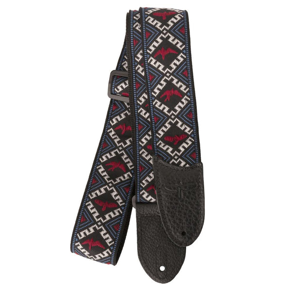PRS Jacquard Hootenanny Style 2" Strap Red, White & Blue Birds ACC-3173