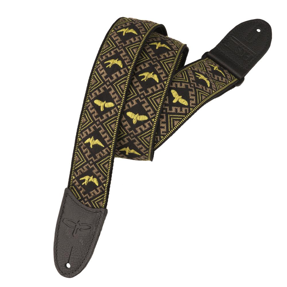 PRS Hootenanny Style 2" Strap Yellow Birds ACC-3172