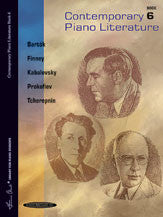 Contemporary Piano Literature, Book 6 00-037200   upc 654979050926