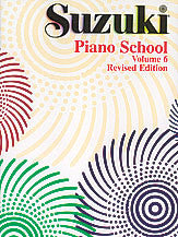 Suzuki Piano School Piano Book, Volume 6 (Revised) 00-0443S   upc 654979003069