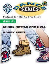WB Dance Series Set 2: Shake Rattle and Roll / Happy Feet! 00-0556B   upc 654979018926