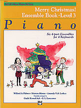 Alfred's Basic Piano Course: Merry Christmas! Ensemble, Book 3 00-14503   upc 038081117928