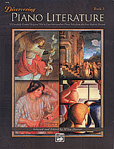 Discovering Piano Literature, Book 3 00-14576   upc 038081169149