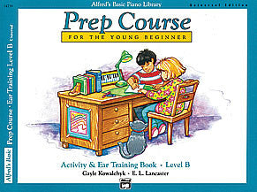 Alfred's Basic Piano Prep Course: Universal Edition Activity & Ear Training Book B 00-14739   upc 038081132266