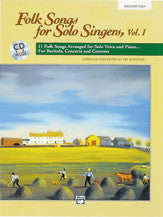 Folk Songs for Solo Singers, Vol. 1 00-16632   upc 038081147314