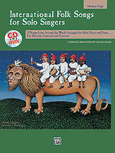 International Folk Songs for Solo Singers 00-16963   upc 038081151021