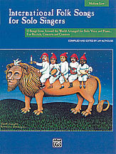 International Folk Songs for Solo Singers 00-16964   upc 038081151038
