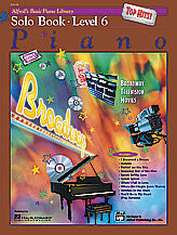 Alfred's Basic Piano Course: Top Hits! Solo Book 6 00-19659   upc 038081190044