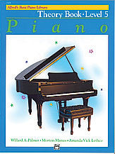 Alfred's Basic Piano Course: Theory Book 5 00-2125   upc 038081003313
