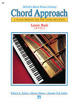 Alfred's Basic Piano: Chord Approach Lesson Book 2 00-2645   upc 038081012360
