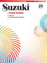 Suzuki Piano School New International Edition Piano Book and CD, Volume 1 00-30030   upc 038081325927