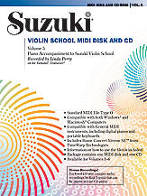 Suzuki Violin School MIDI Disk Acc./CD-ROM, Volume 5 00-30450   upc 654979041047