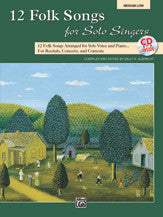 12 Folk Songs for Solo Singers 00-31049   upc 038081338217